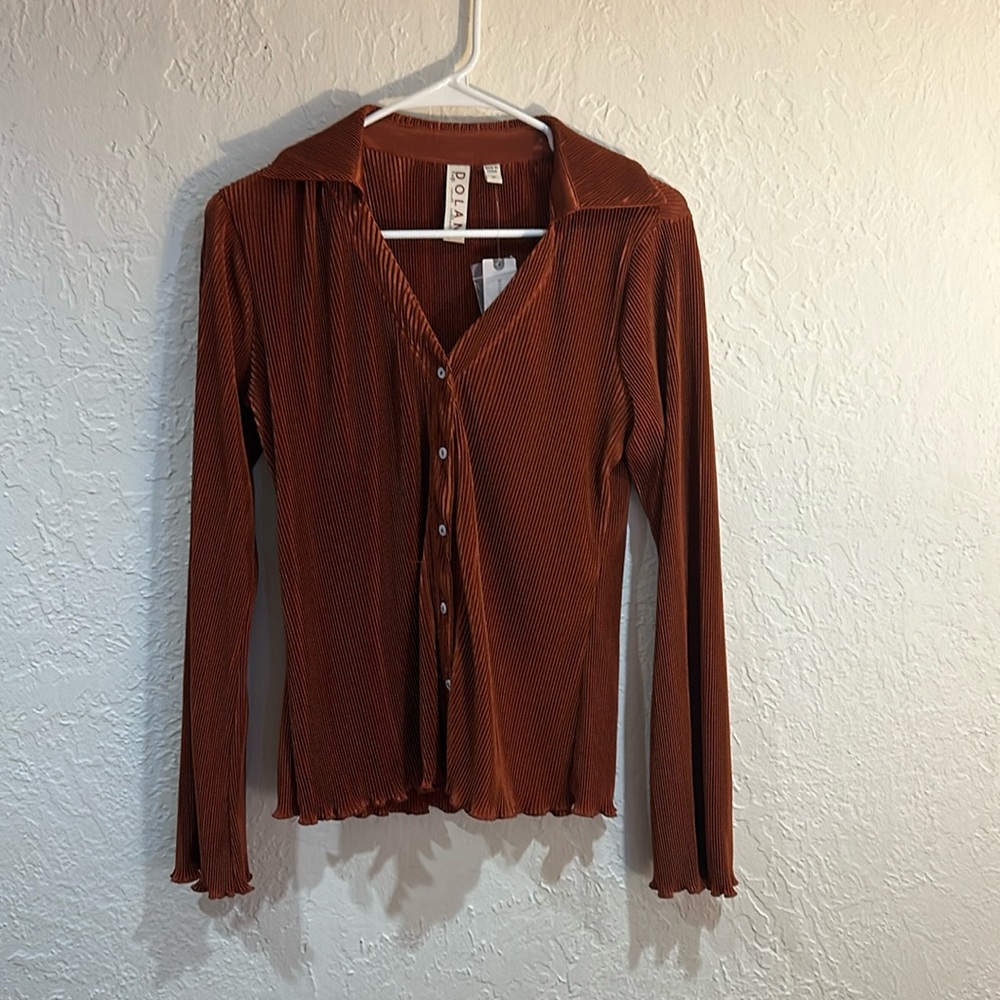 Anthropologie button up top